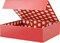 ift Box 13x9.7x3.4 Inches, Large Red Gift Box with Lid for Presents, Mom Day Magnetic Shirt Gift Boxes for Clothes (Glossy Metallic Red, Dot Design Inside)